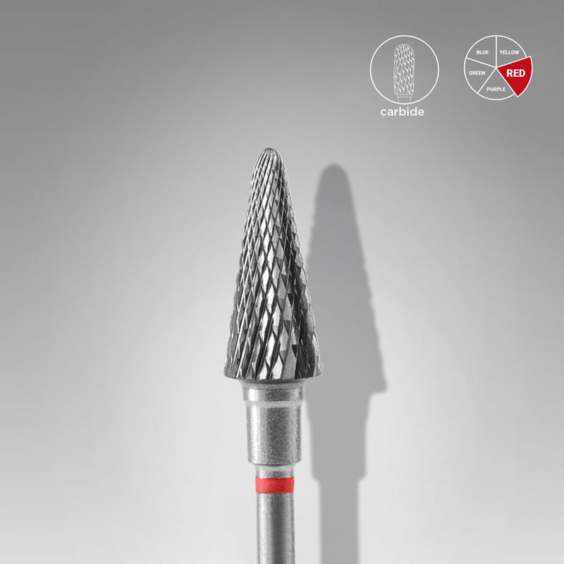 staleks Φρεζάκι Καρβιδίου "Κώνος" Κόκκινο (expert) 6x14mm staleks Φρεζάκι Καρβιδίου "Κώνος" Κόκκινο (expert) 6x14mm